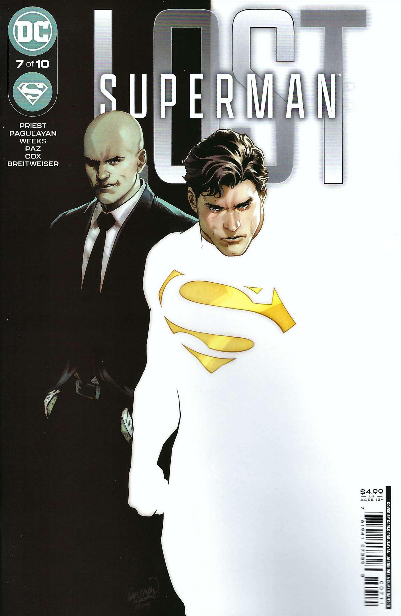 Amazon.com: Superman: Lost #7A DC | Comic Book Christopher Priest